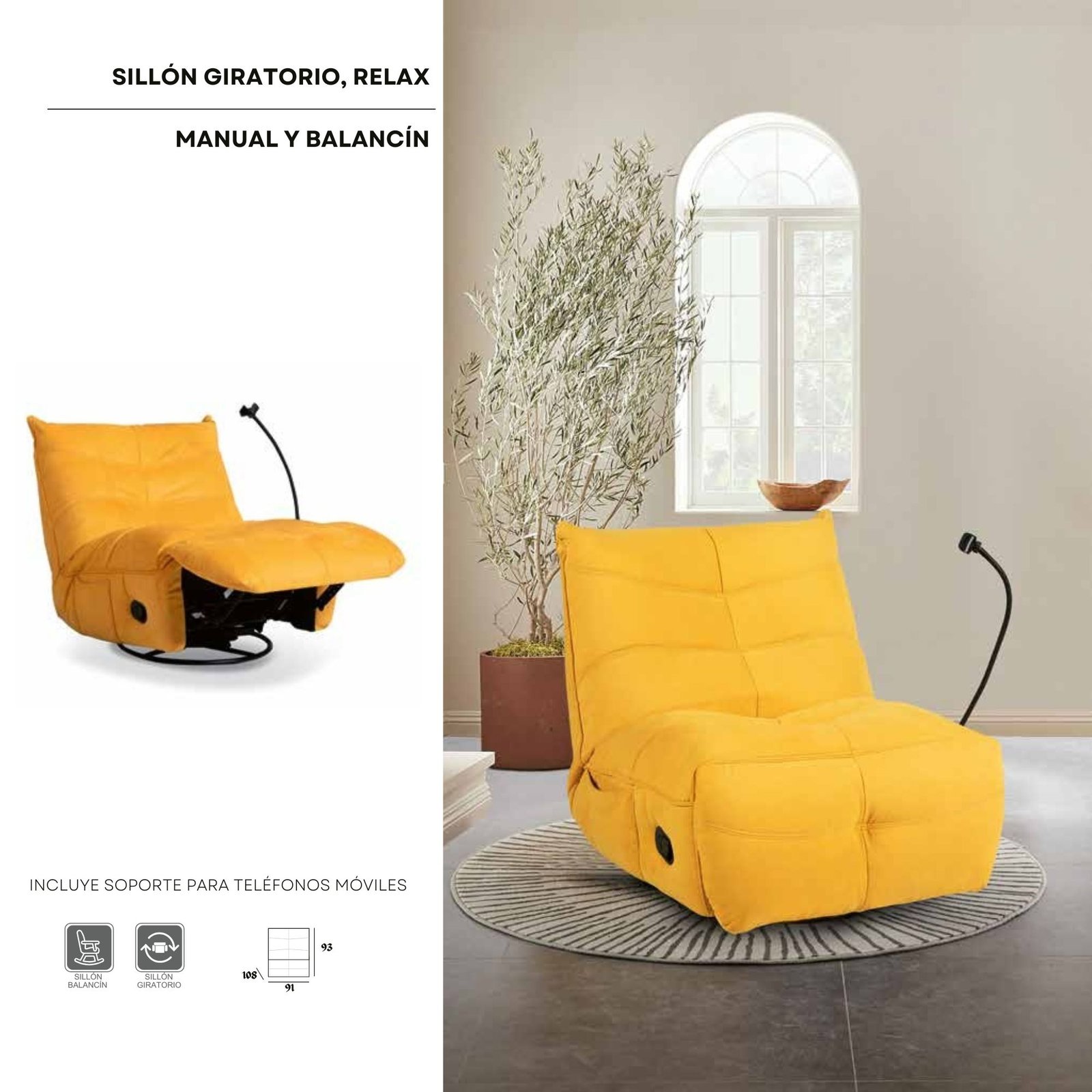 Sillón Relax Dimian